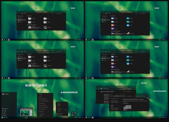 Aero Dark Theme For Windows 10