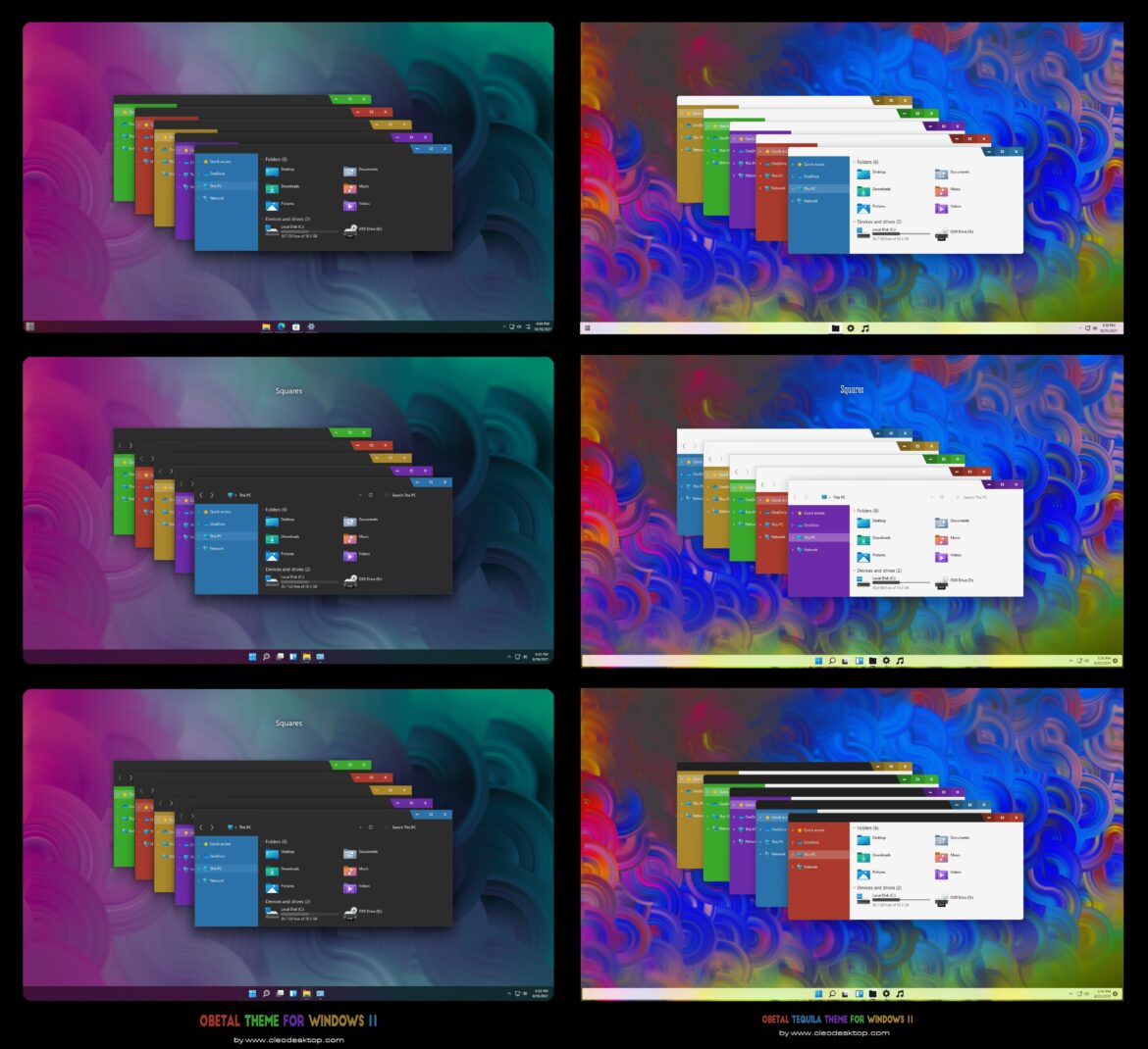 Obetal Dark And Light Theme For Windows 11