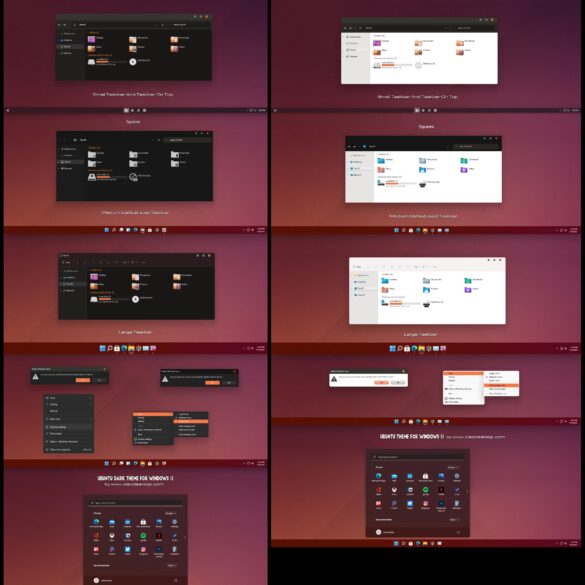 The Ubuntu Pack Full Version Theme For Windows 11 - Cleodesktop