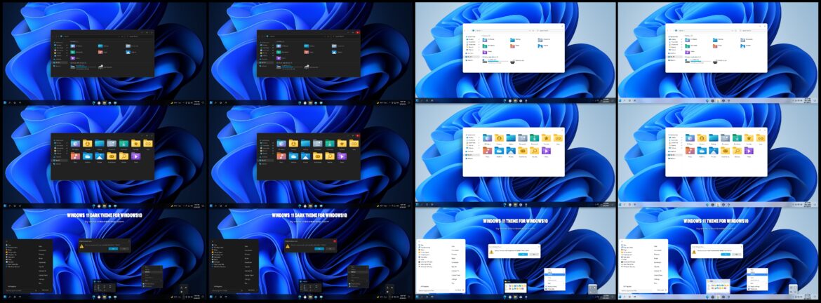 Windows 11 Dark And Light Theme For Windows 10