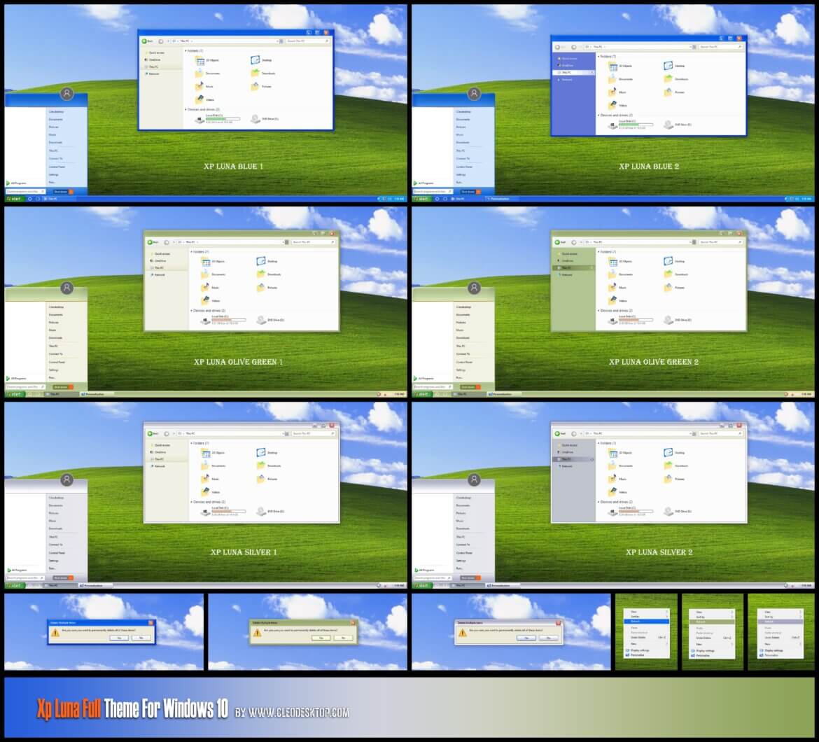 Windows XP Theme For Windows 10
