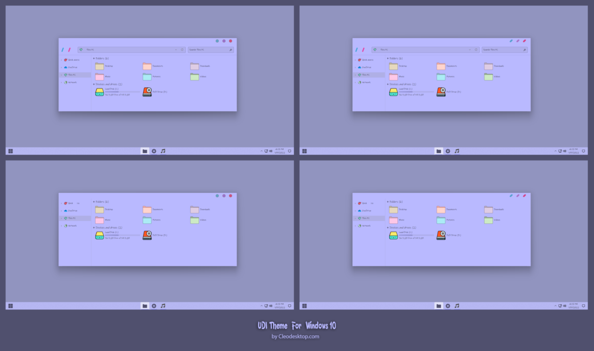 UDI Theme For Windows 10