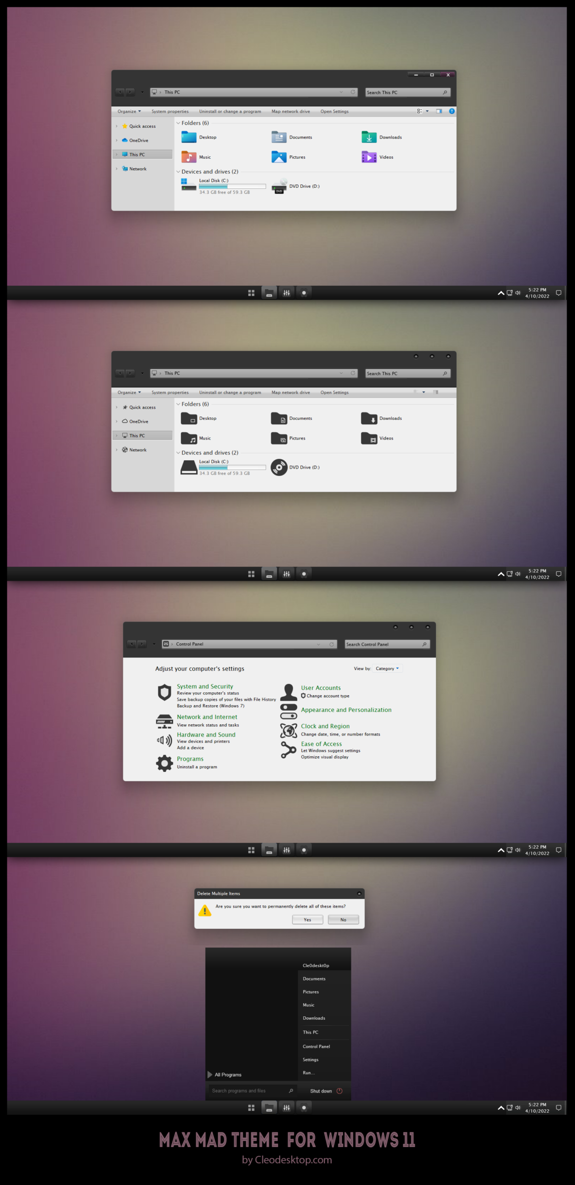 Max Mad Theme For Windows 11