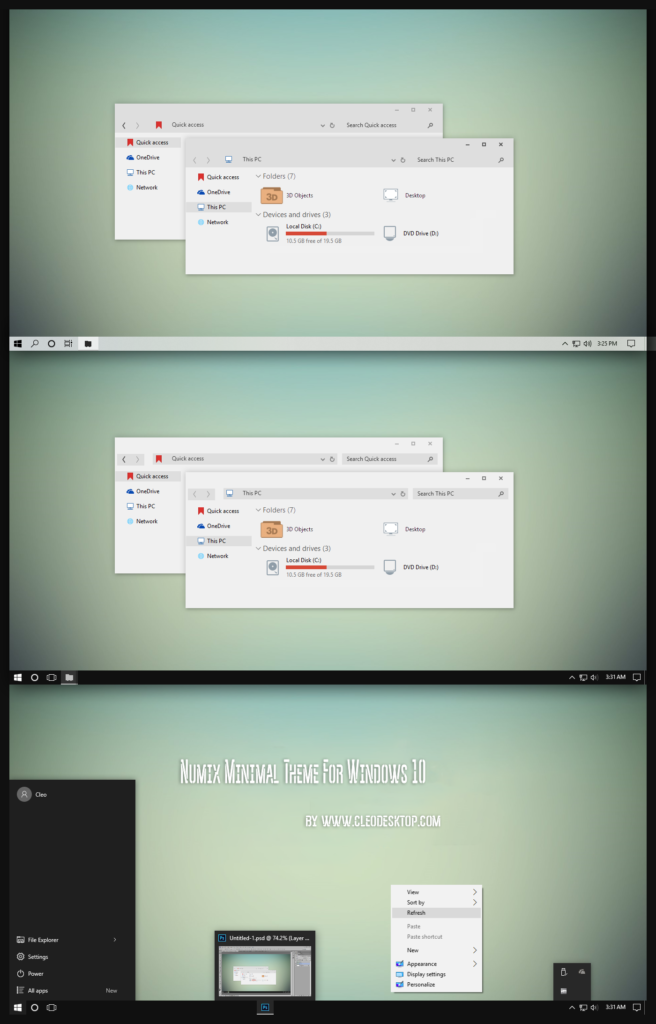 Numix Minimal Theme For Windows 10 - Cleodesktop