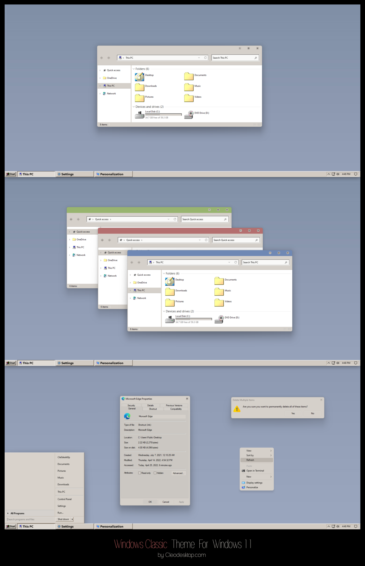 Windows Classic Theme For Windows 11