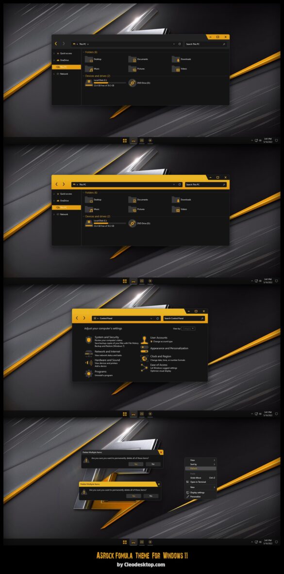 ASRock Fomula Theme For Windows 11