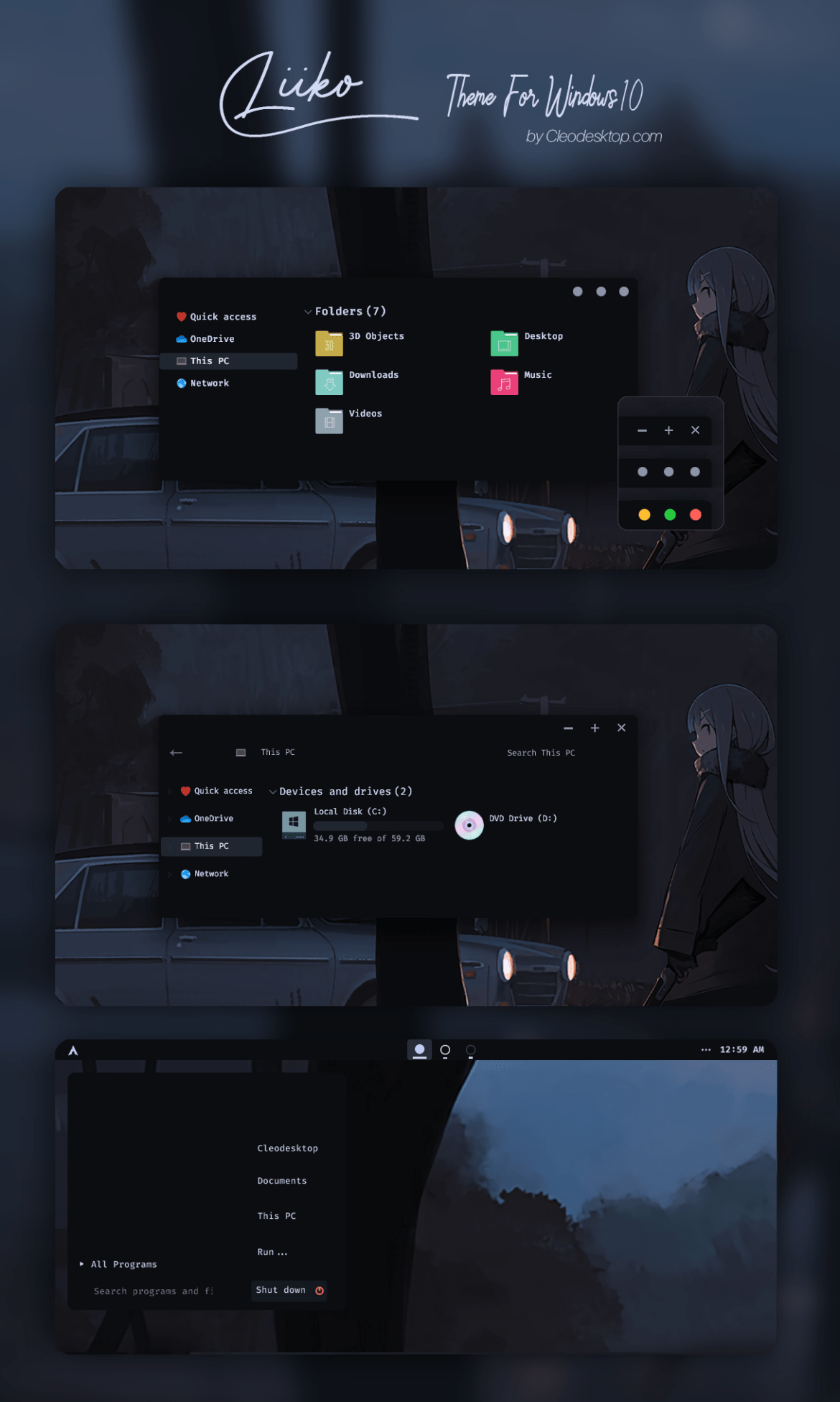 Liiko Theme For Windows 10