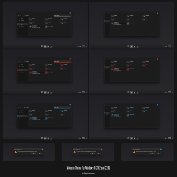 After Dark Cyan Theme For Windows 11 - Cleodesktop