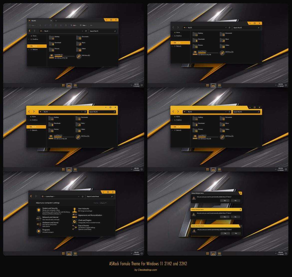 ASRock Fomula Theme For Windows 11