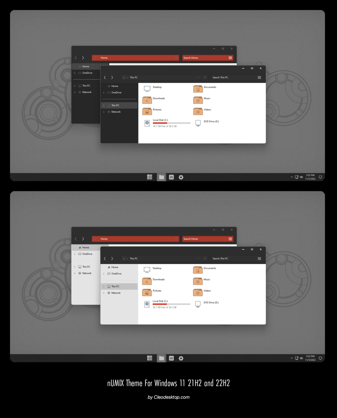 Numix Theme For Windows 11