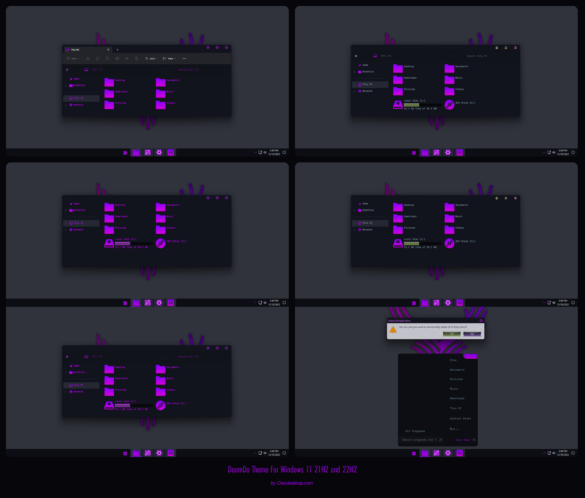 DoomDa Theme For Windows 11