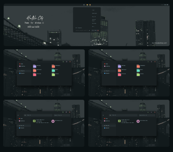 HaNo City Theme For Windows 11
