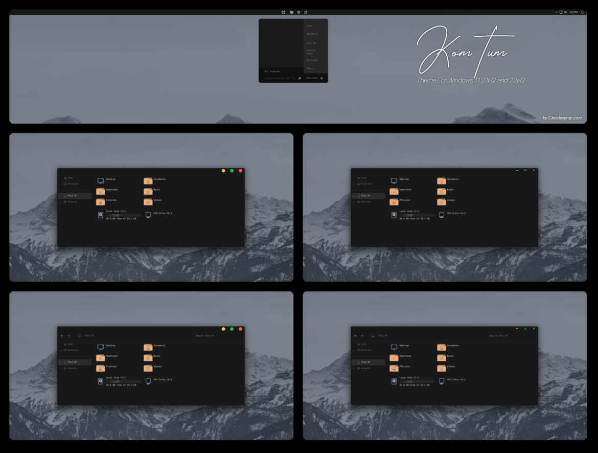 Kom Tum Theme For Windows 11