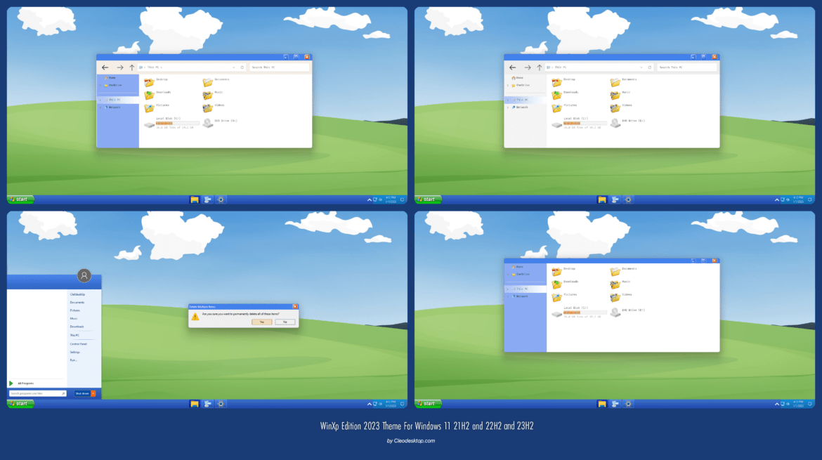 Windows Xp Edition 2023 Theme For Windows 11 Cleodesktop