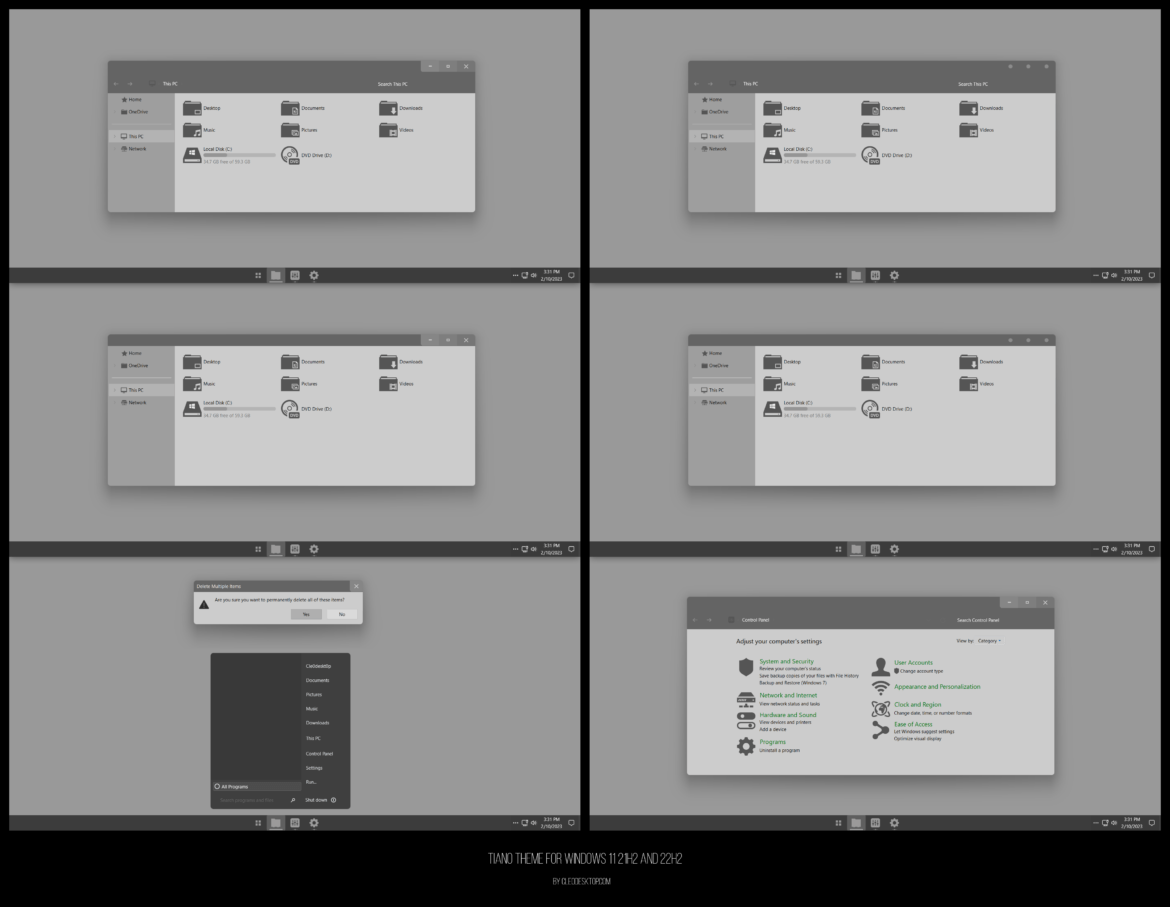 Tiano Theme For Windows 11
