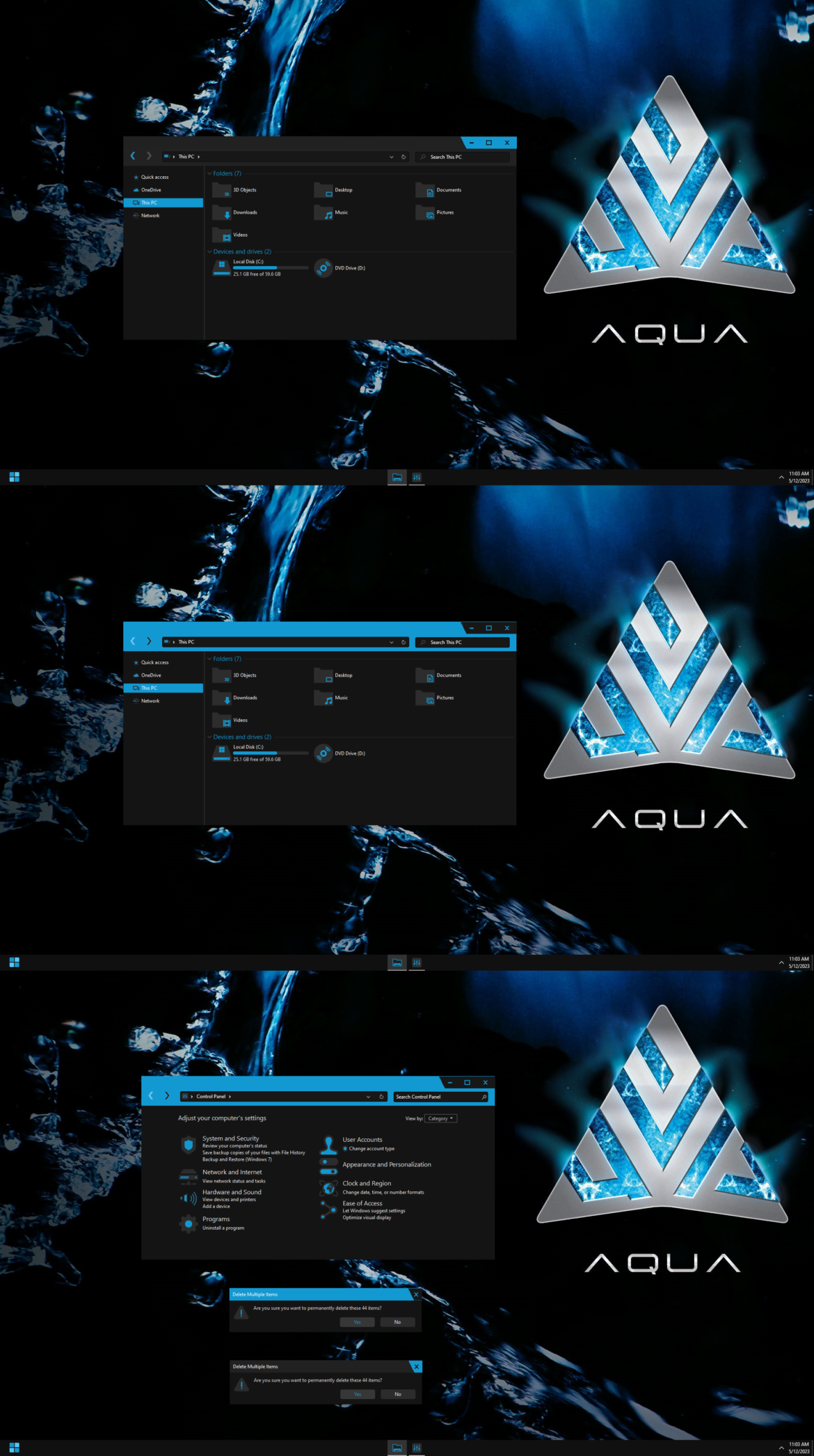 ASRock AQUA Theme For Windows 10