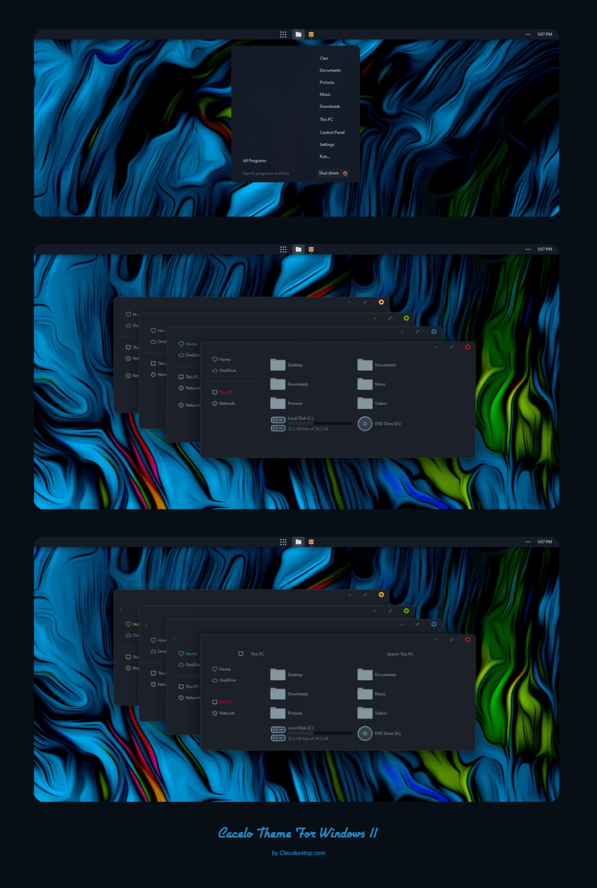 Cacelo Theme For Windows 11