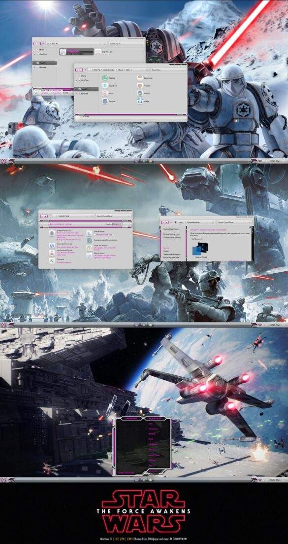 Start wars Theme For Windows 11