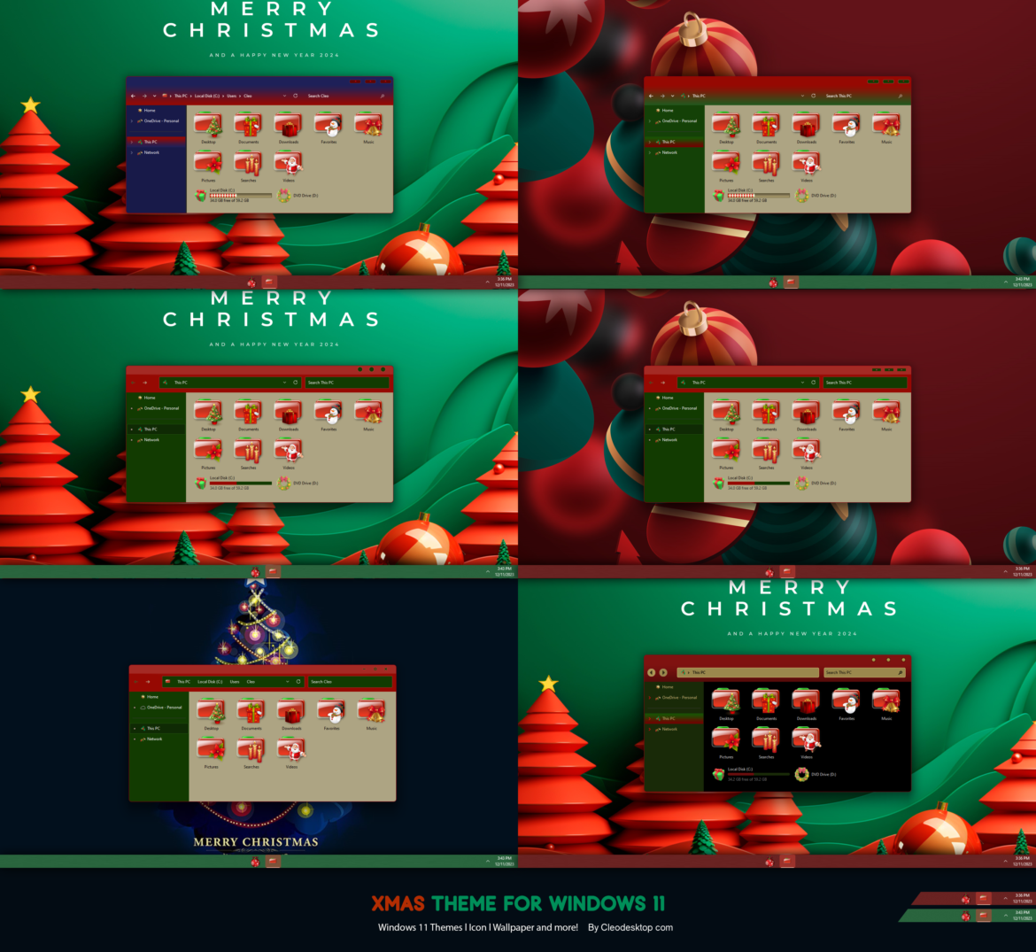 Xmas Theme For Windows 11