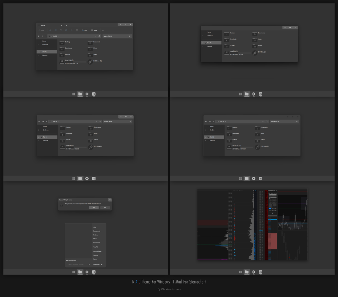 NAC Theme For Windows 11 Mod For Sierrachart