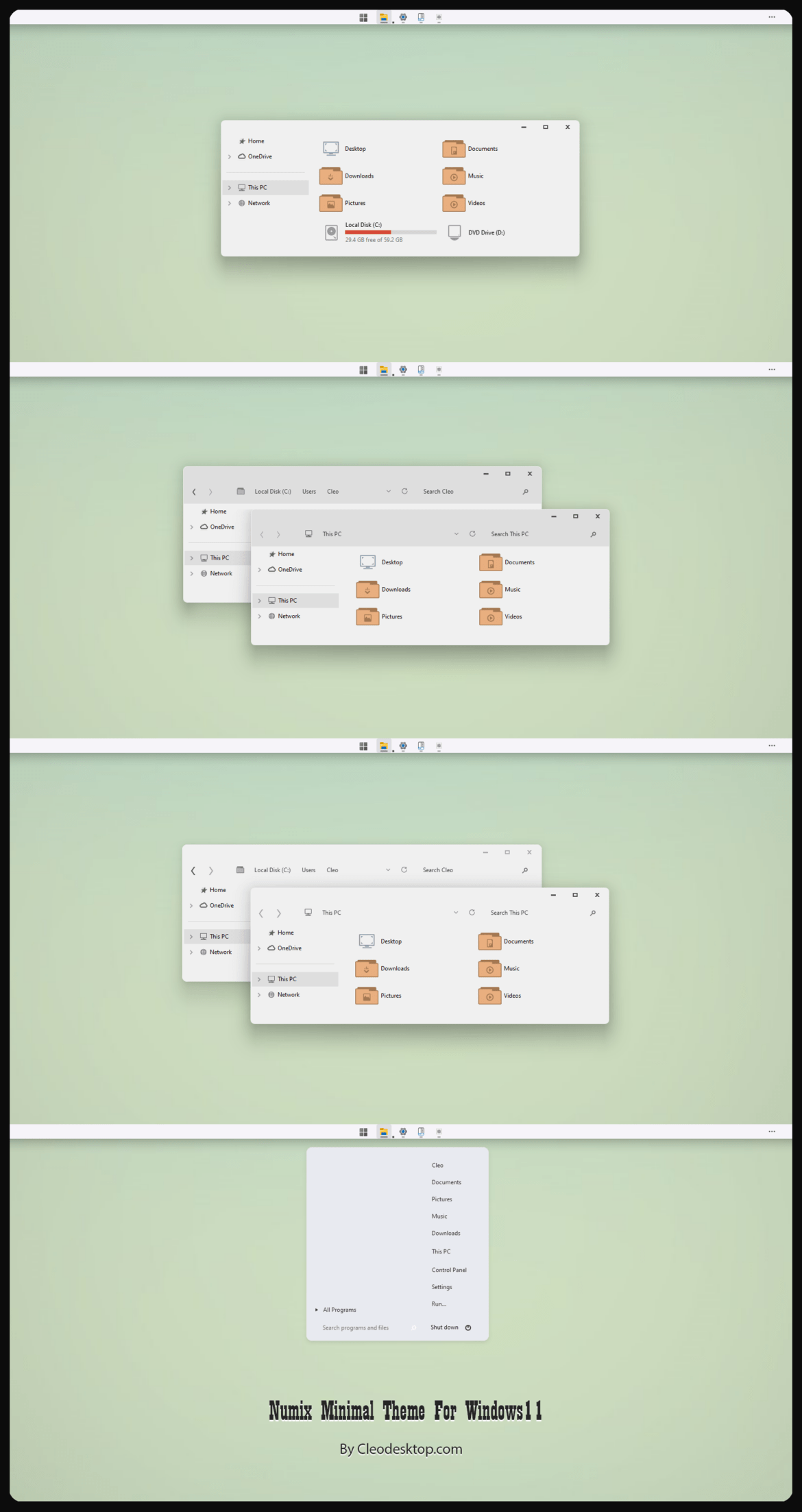 Numix Minimal Theme For Windows 11