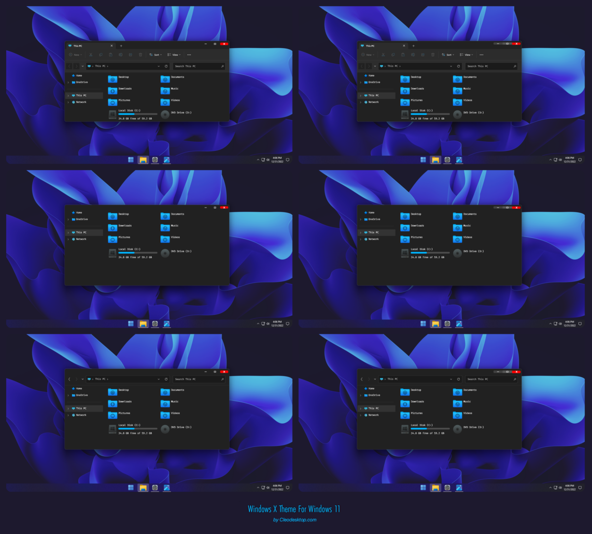 Windows X Theme For Windows 11