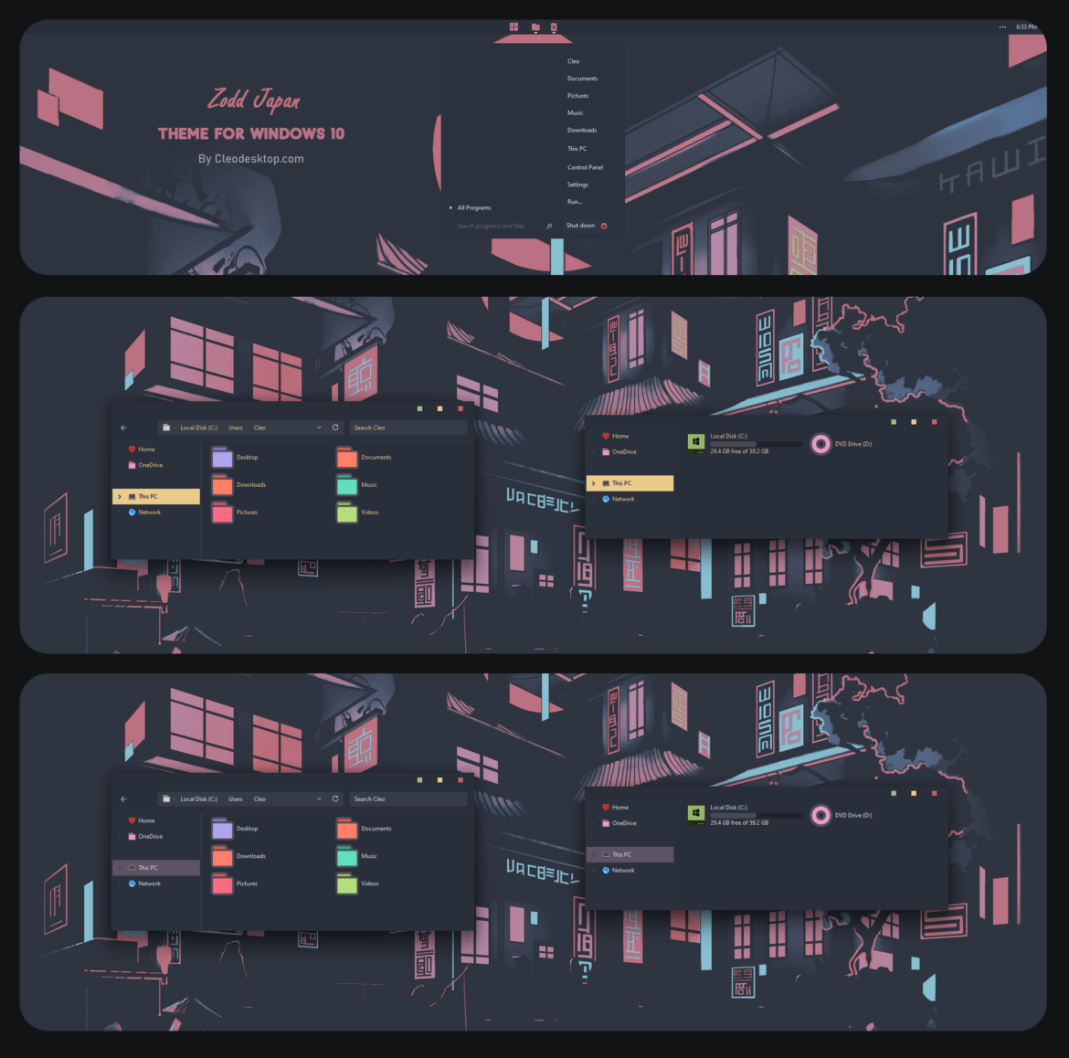 Zodd Japan Theme For Windows 10