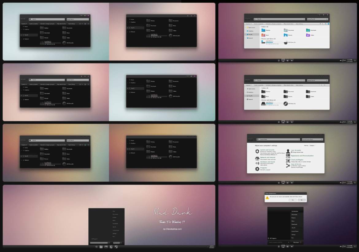 Mad Dak And Max Light Theme For Windows 11