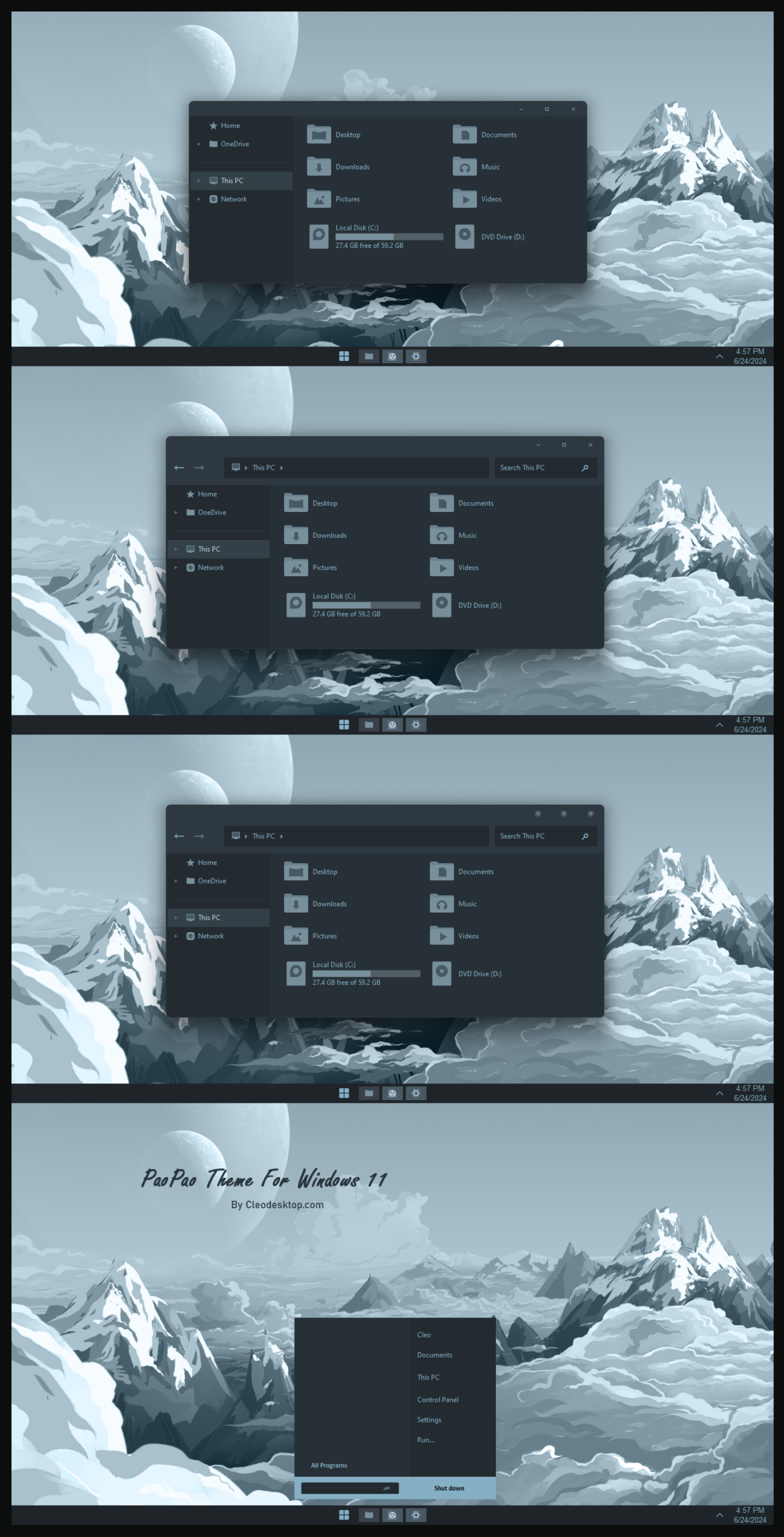 PaoPao Theme For Windows 11