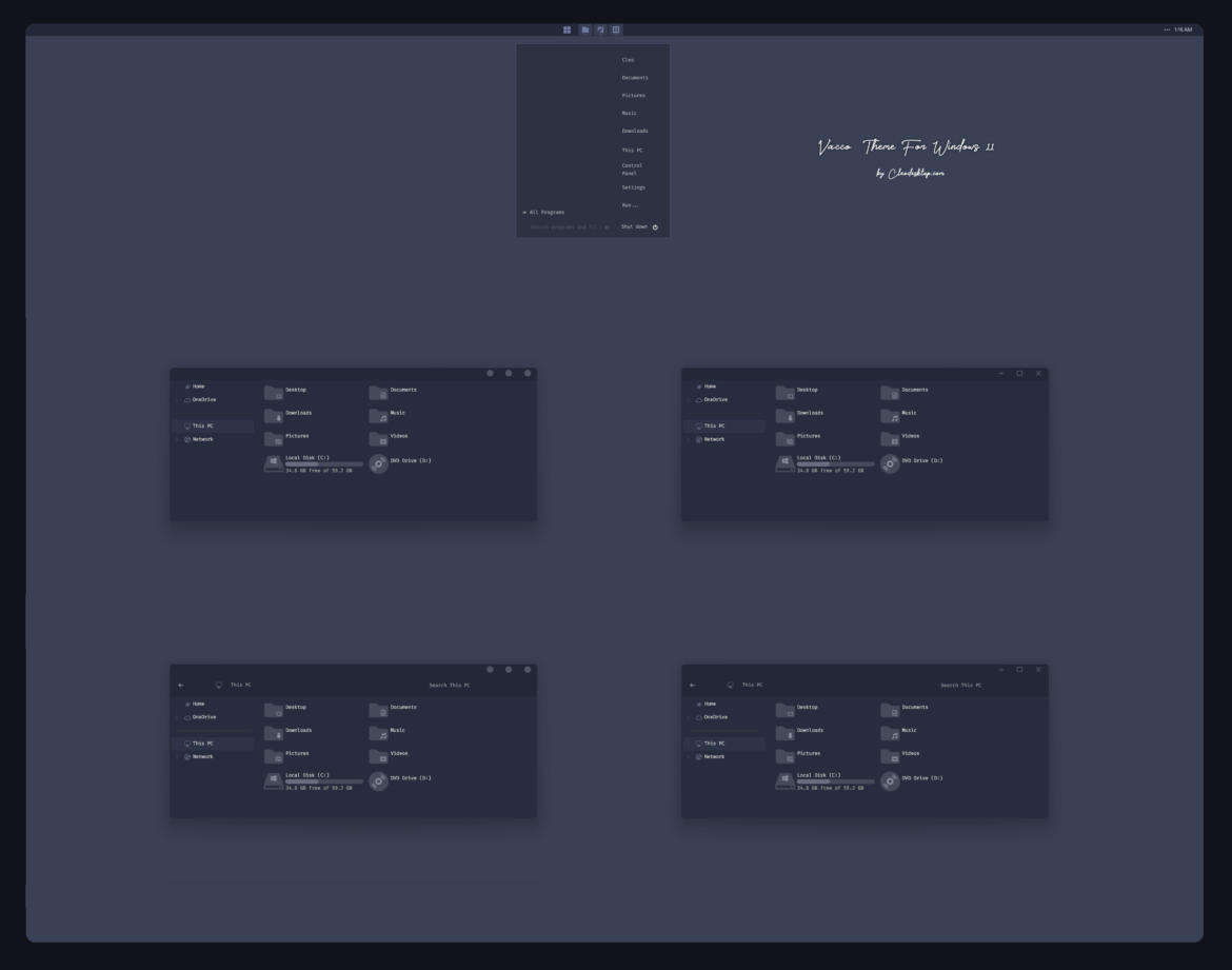 Vacco Theme For Windows 11