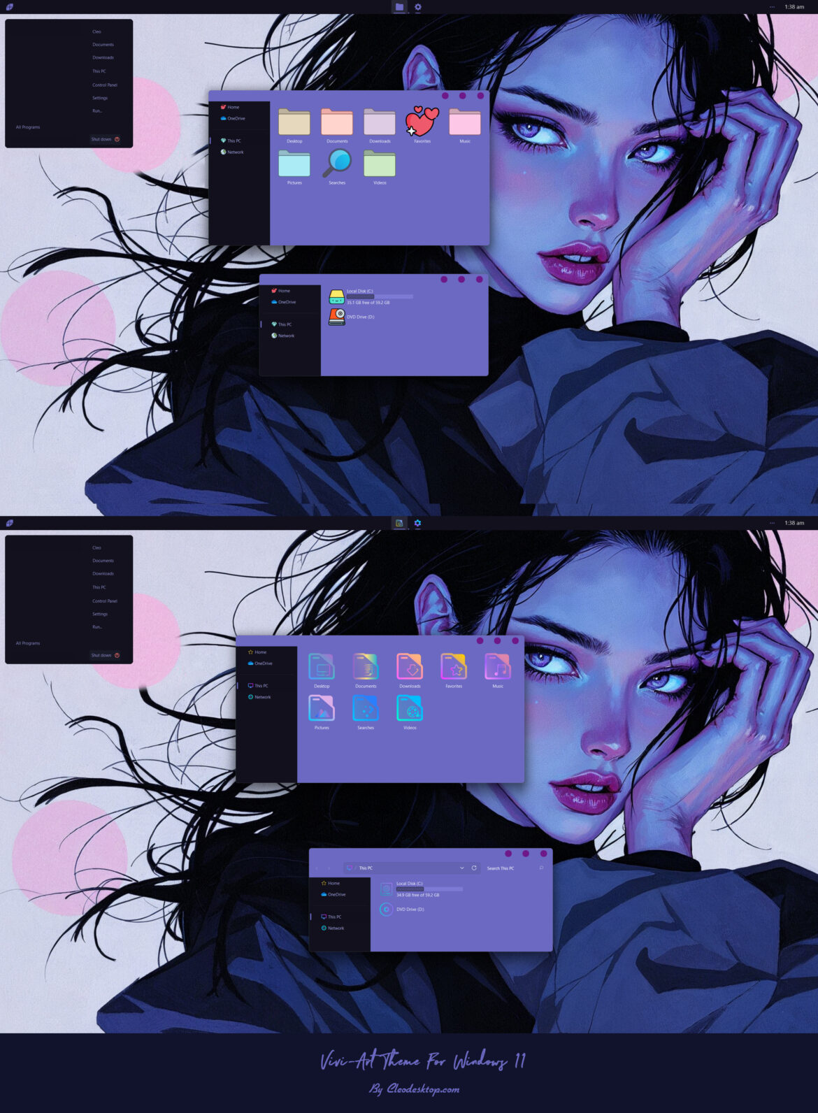 Vivi-Art Theme For Windows 11