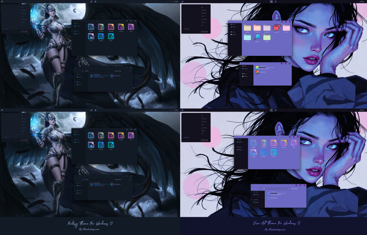 Fantasy And Vivi-Art Theme For Windows 11