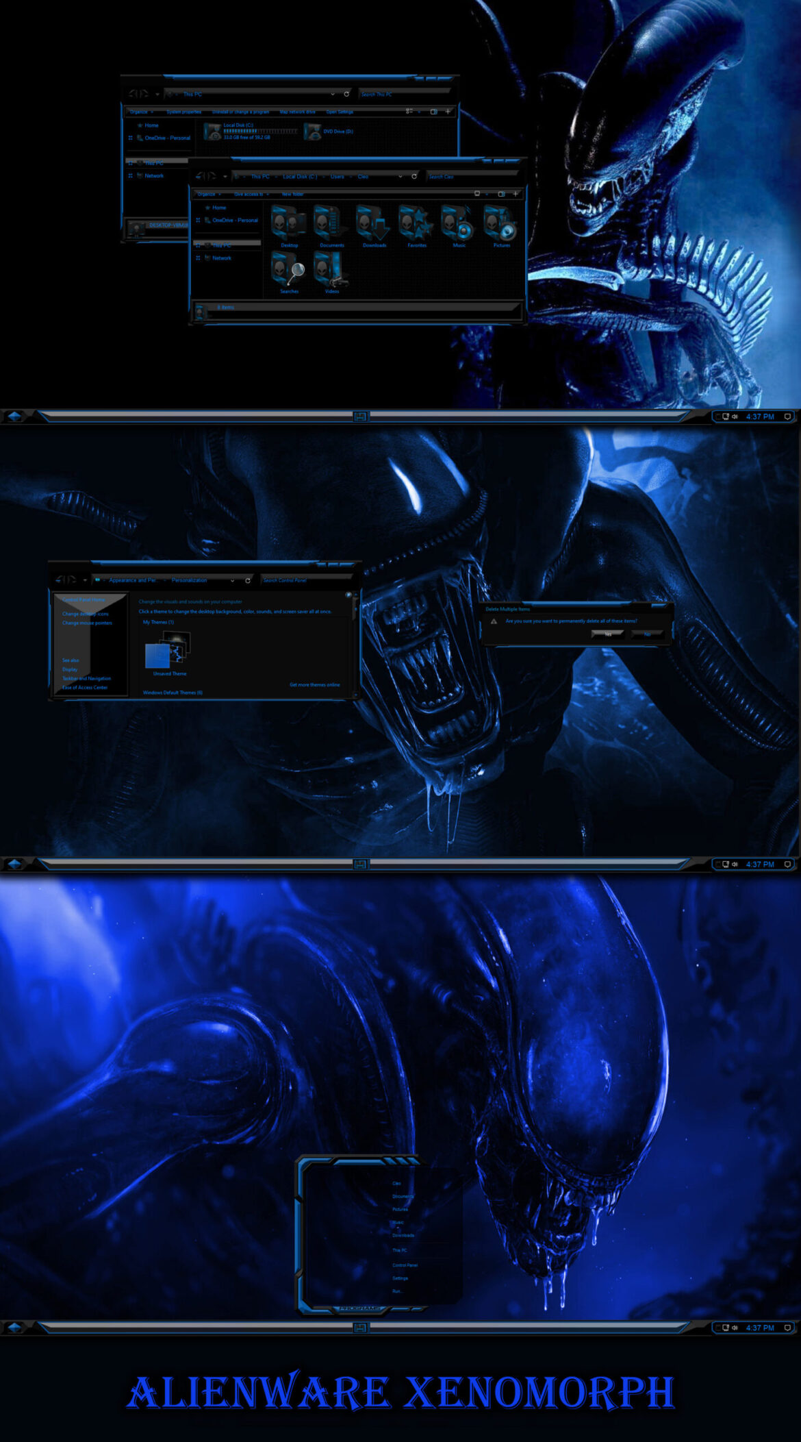 Alienware Xenomorph Theme For Windows 11