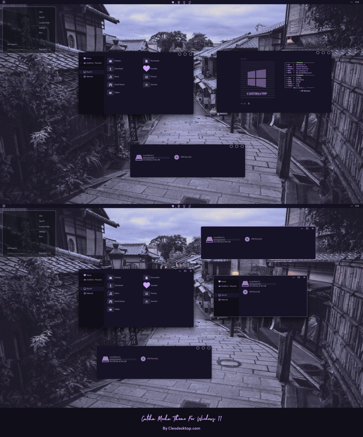 Catcha Mocha Theme For Windows 11