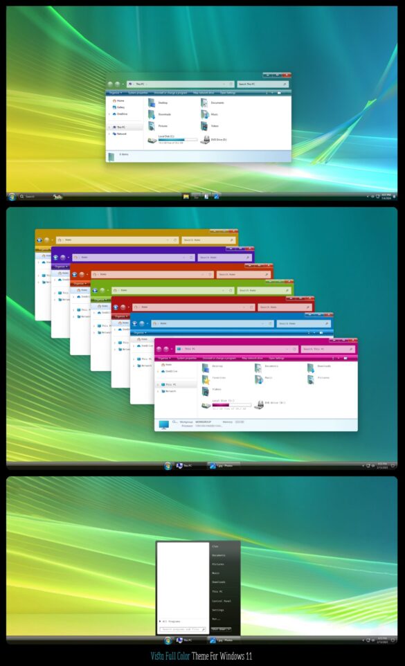 Visa full color Theme For Windows 11