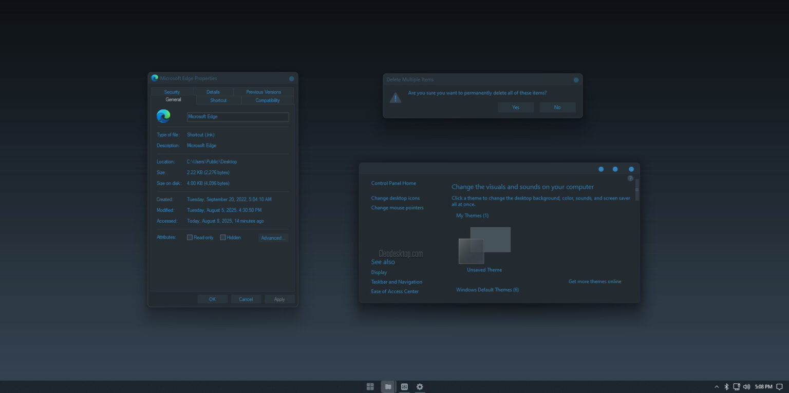 Double Flash Blue Theme For Windows 11 Windows 11 Themes