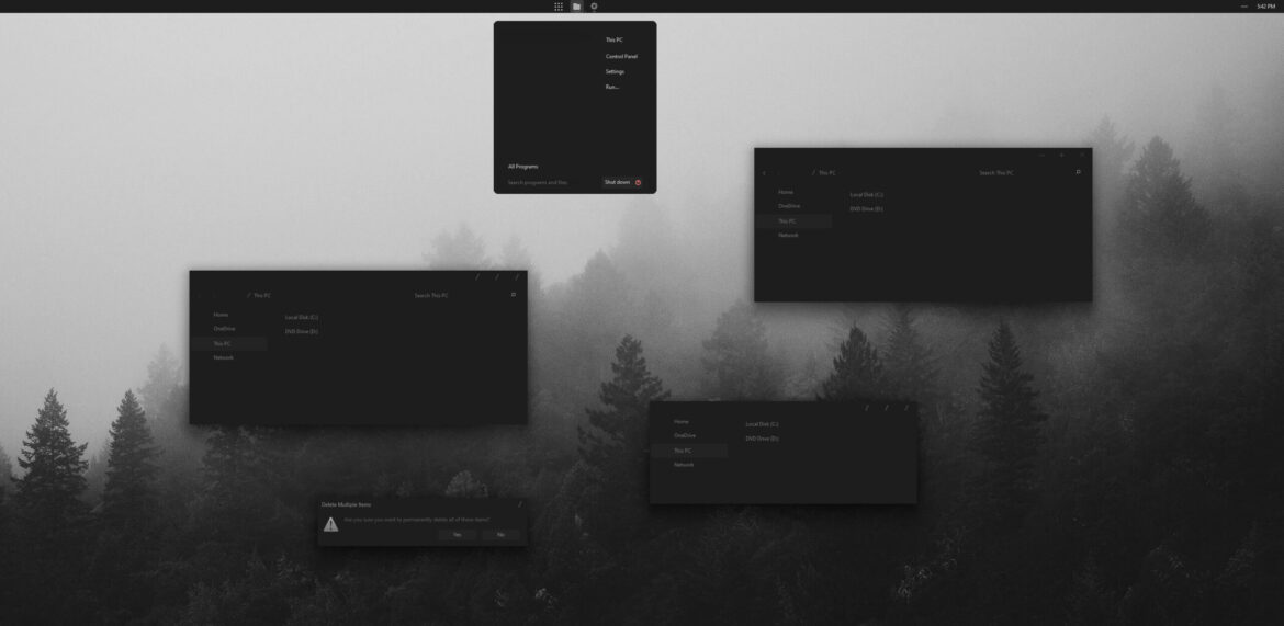Dymb Minimalist Theme For Windows 10