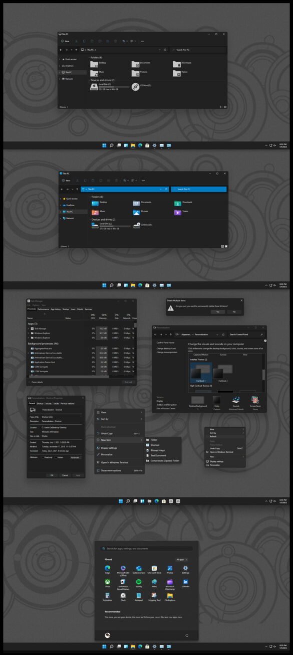 Full Dark Theme For Windows 11 scaled
