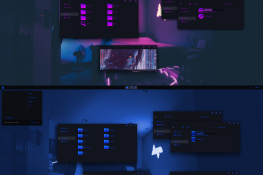 Bac Bling Pink And Blue Theme For Windows 11 Windows 11 Themes