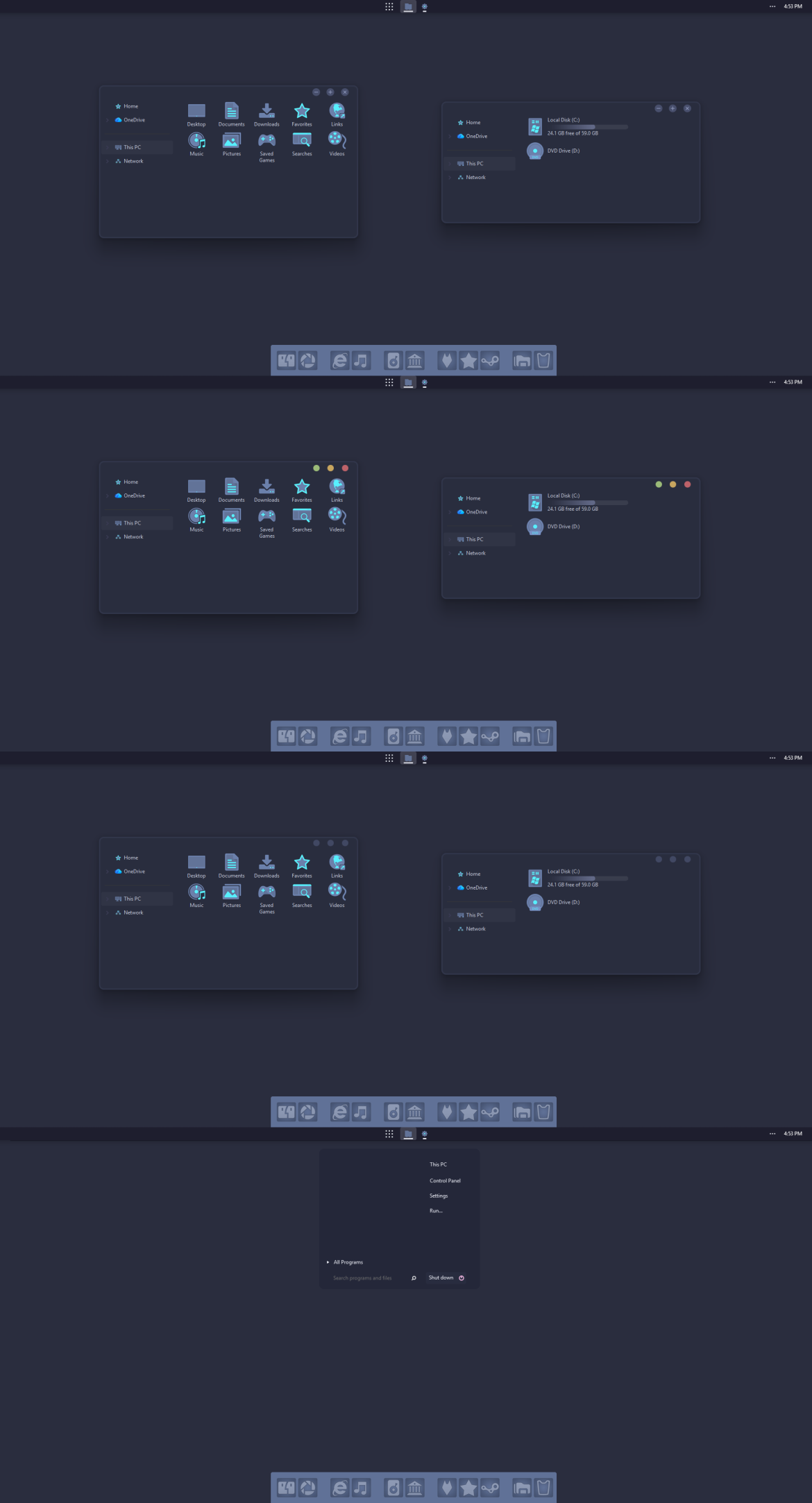 Palenight Theme For Windows 11