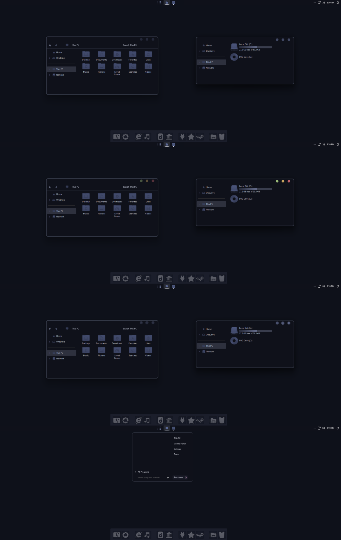 Deep Ocean Darker Theme For Windows 11