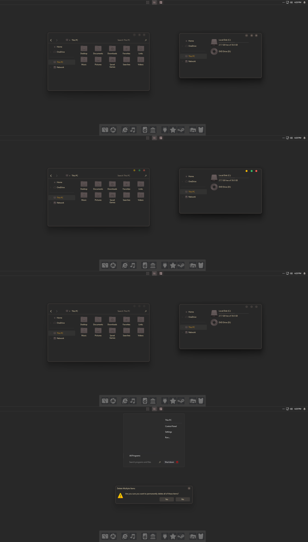 Medum Darker Theme For Windows 11